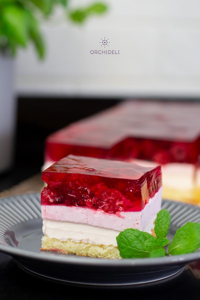 Ciasto z malinami dla dzieci