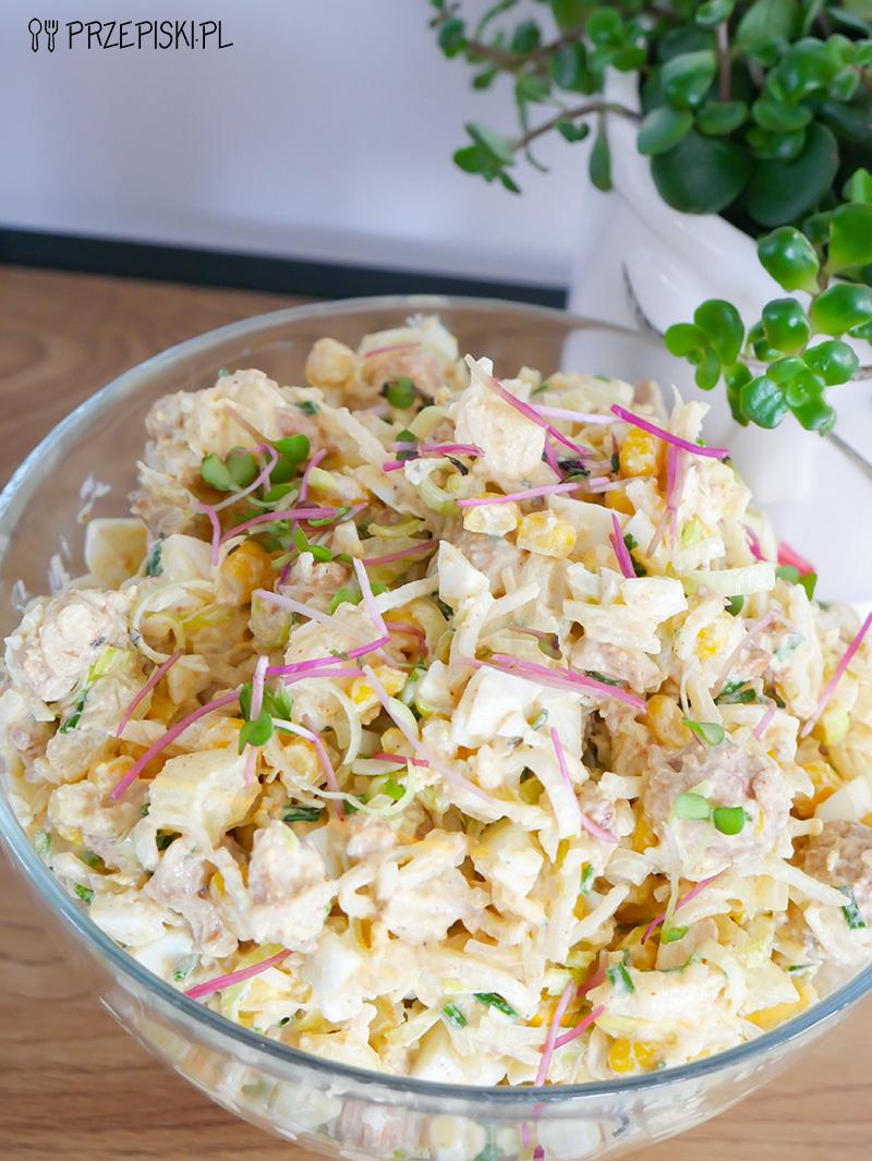 Wysokokaloryczne składniki sałatki