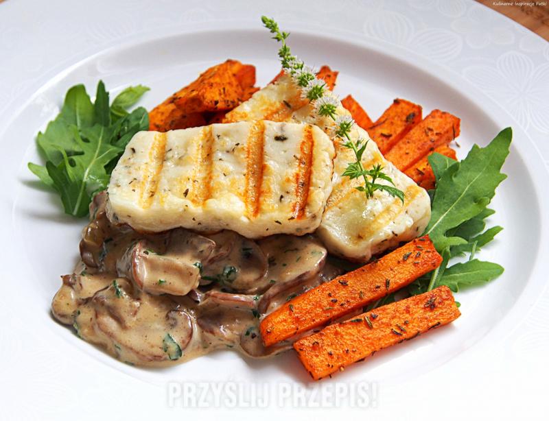 Grillowanie halloumi