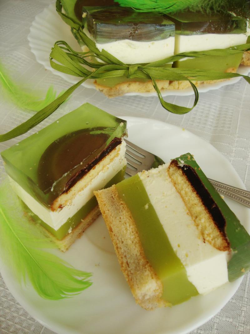 Zielony akcent w deserach