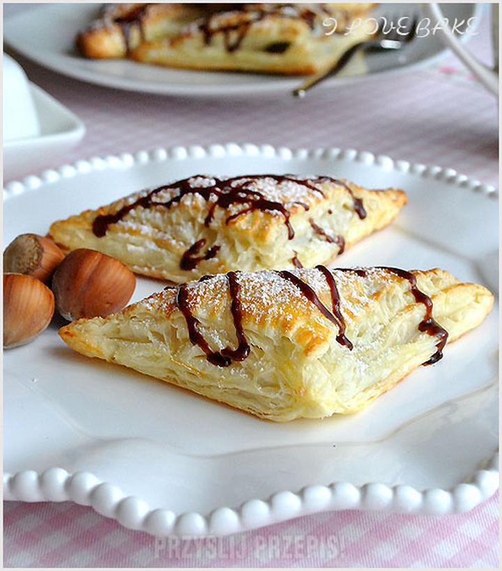 Ciasto francuskie z nutellą