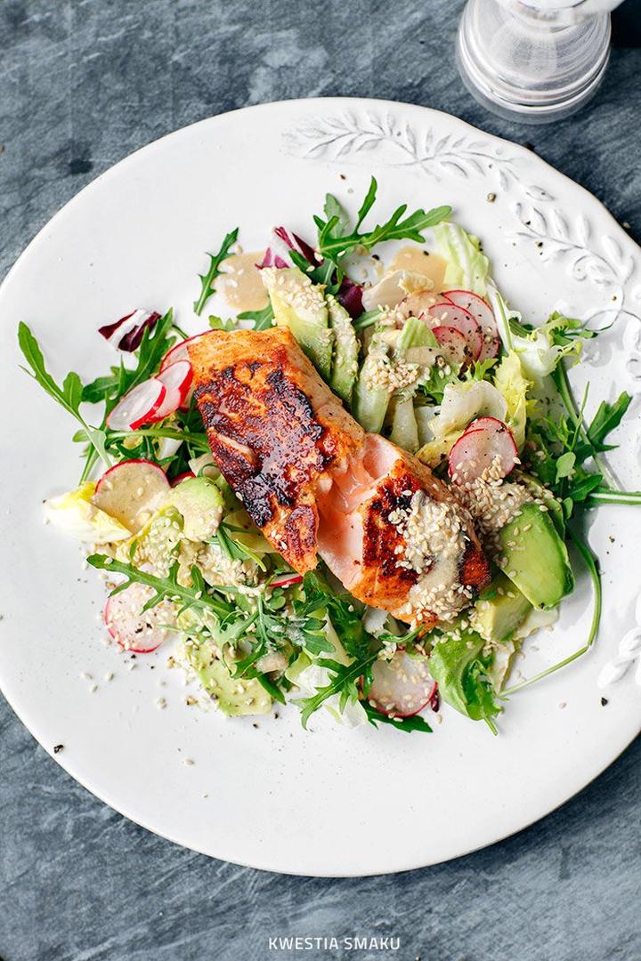 Kreatywne sałatki do ryb