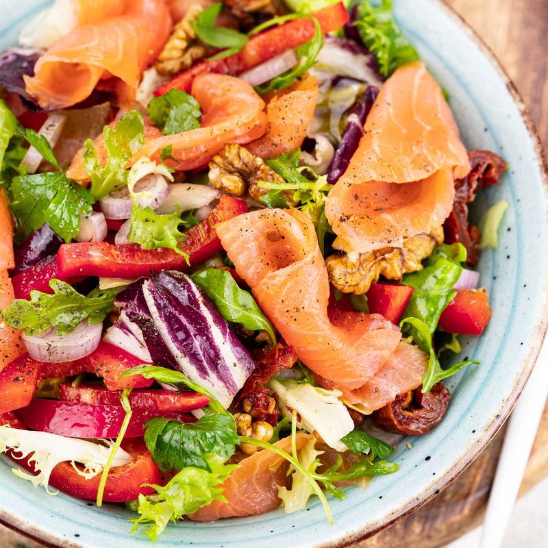 Sałatki do łososia pieczonego