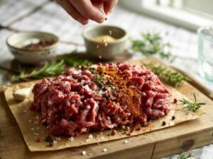 Sekrety doprawiania mięsa wołowego na burgery, czyli jak uniknąć mdłego smaku