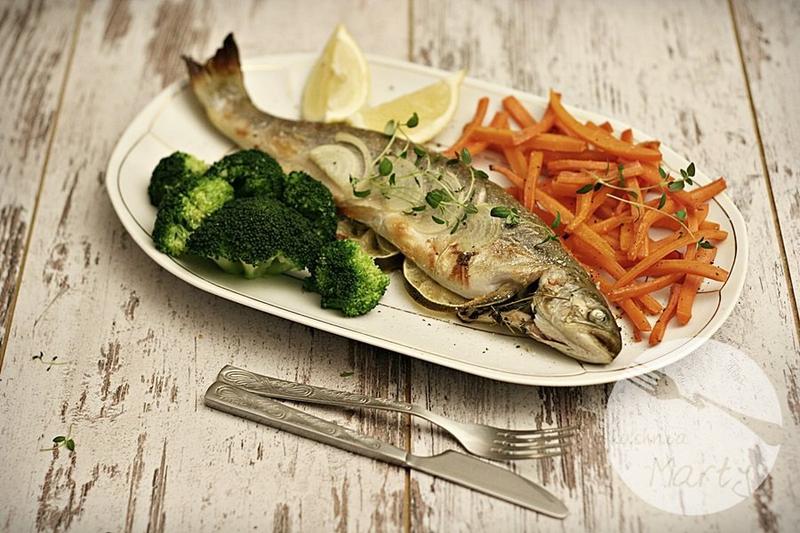 Przepis na pstrąga z piekarnika